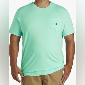Big and tall pocket t shirt, Nautica, Sprig Green, new w/tags